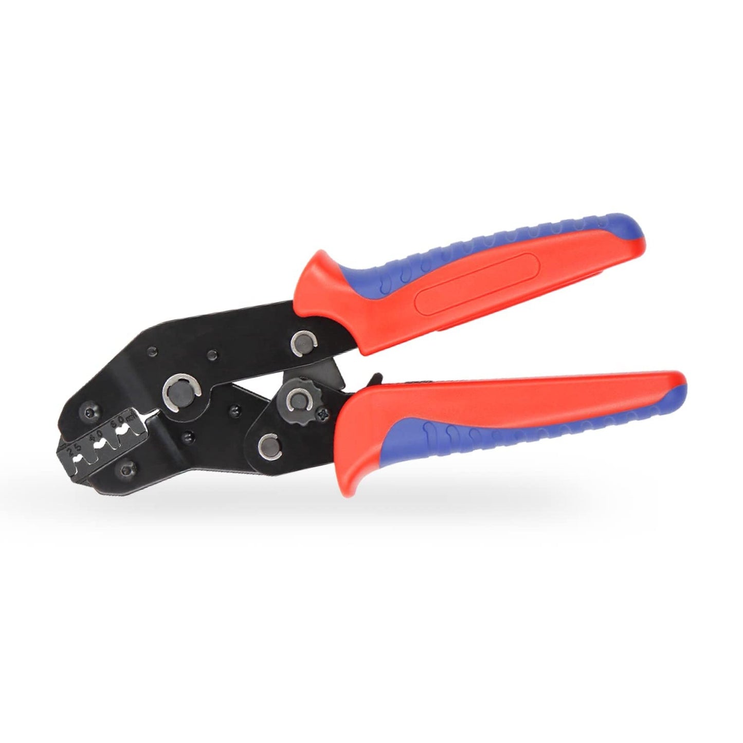 Compact Solar Cable Crimping Tool for AWG14-10 Connectors, 7 Inch