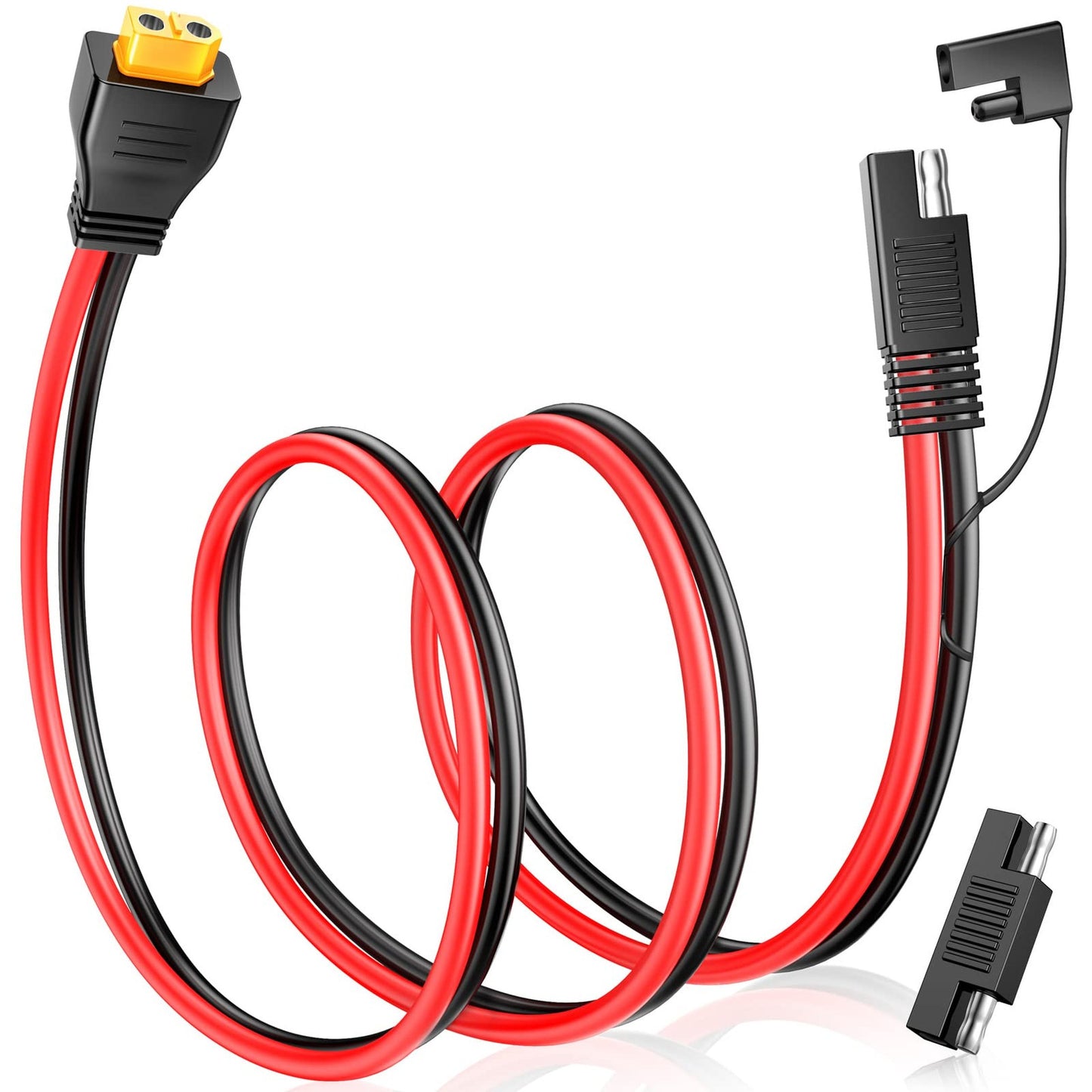 SAE to XT60 Connector Extension Cable for Solar Generators and Chargers