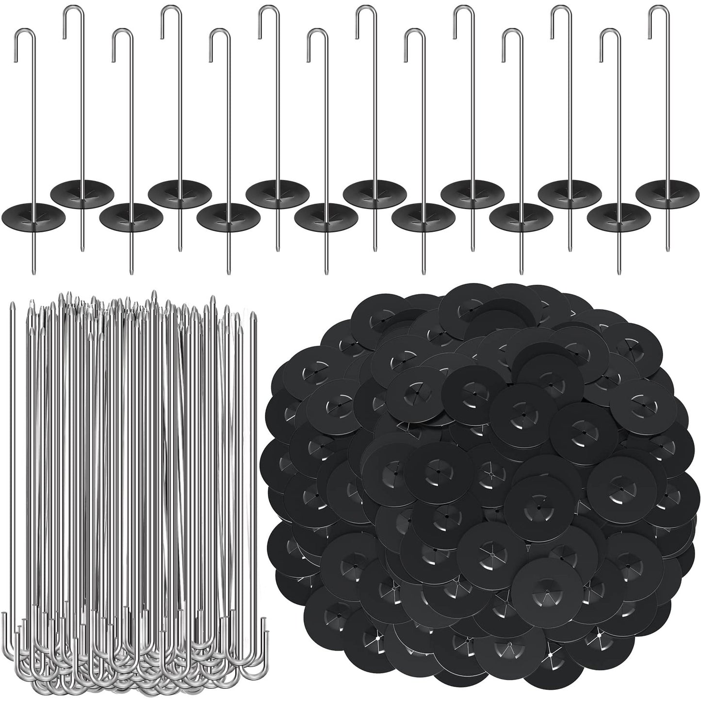 Solar Panel Fastener Clips Kit for Bird Protection - 100 Stainless Steel Clips