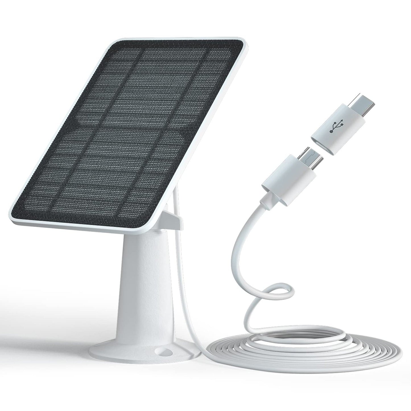 Solar Panel for Eufycam 2C Pro - Continuous Power Supply with 9.8ft Cable