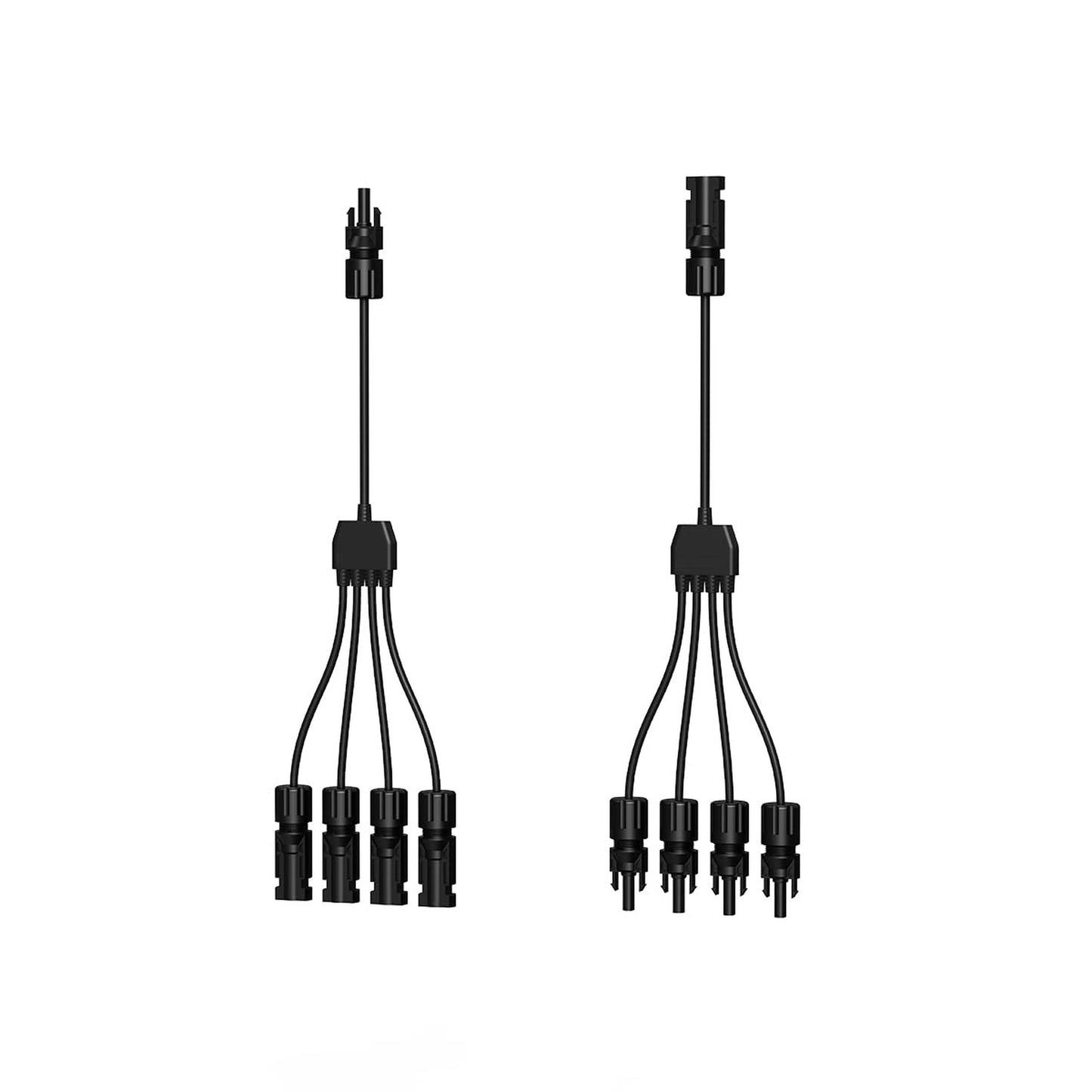 Solar Power Parallel Charging Cable Kit for 4 Solar Panels