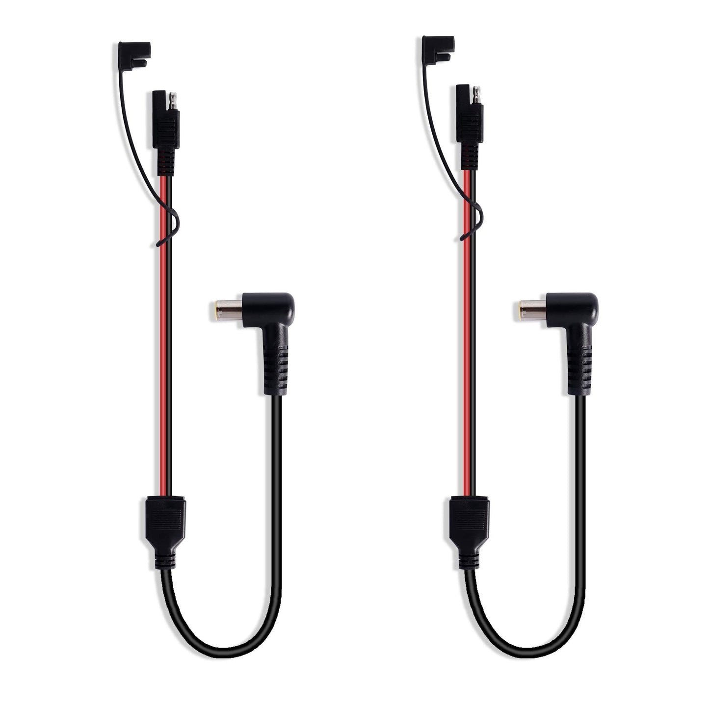 Right Angle 14AWG Male Elbow to SAE Plug Power Cord for Solar Charging