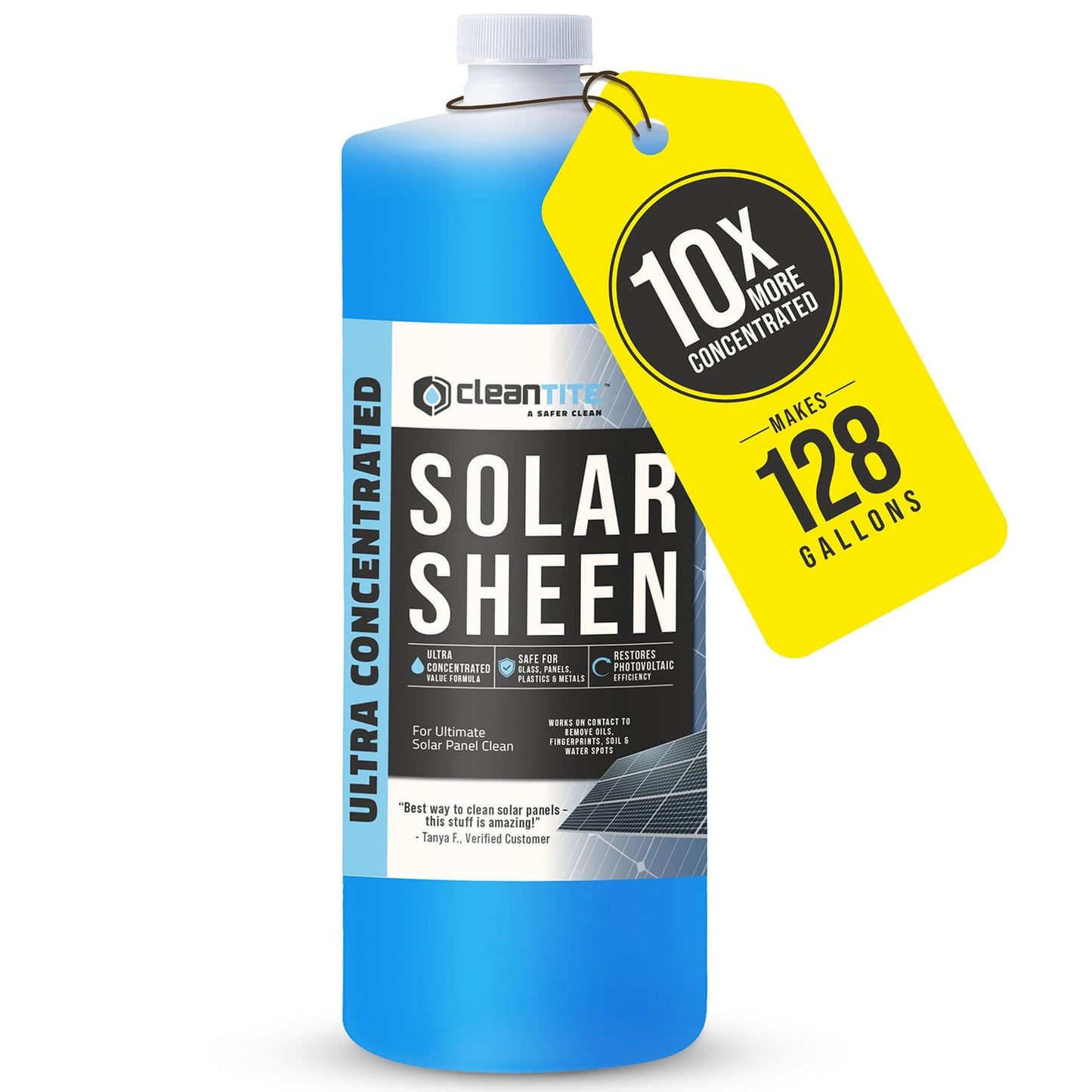 Solar Sheen Concentrated Cleaner for Effortless Solar Panel Maintenance