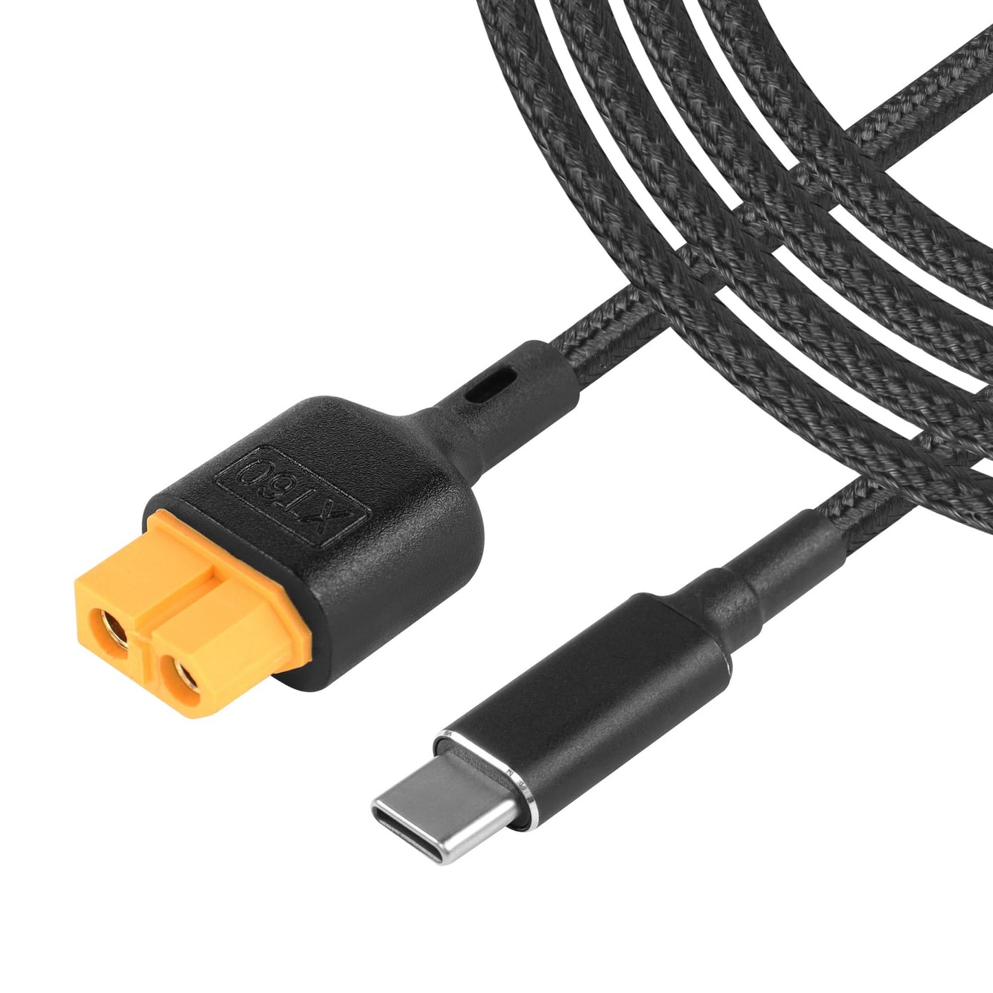Versatile Type C to XT60 Charging Cable for Drones and Energy Storage