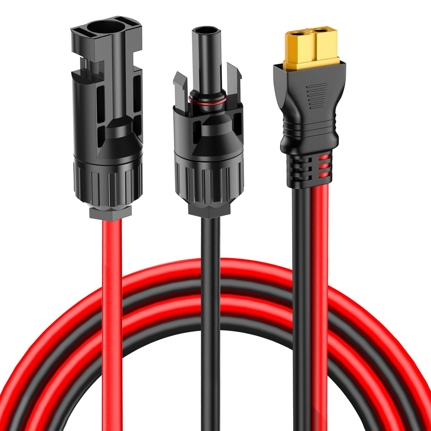 XT60 Solar Panel Extension Cable 10AWG 3.3Ft for RV Power Stations