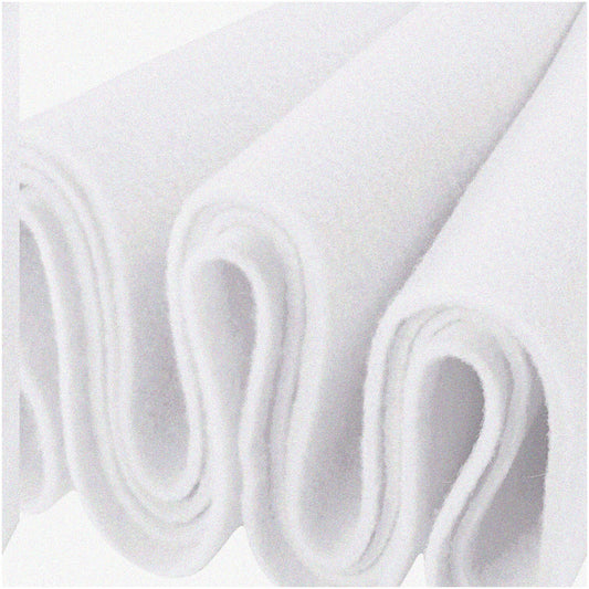 Acrylic Felt Roll 72" White Half Yard