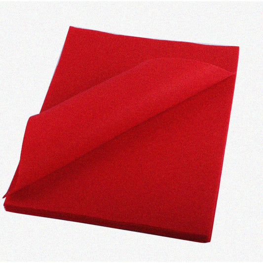 Red FeltCraft 24-Pack 9x12 Inch Sheets