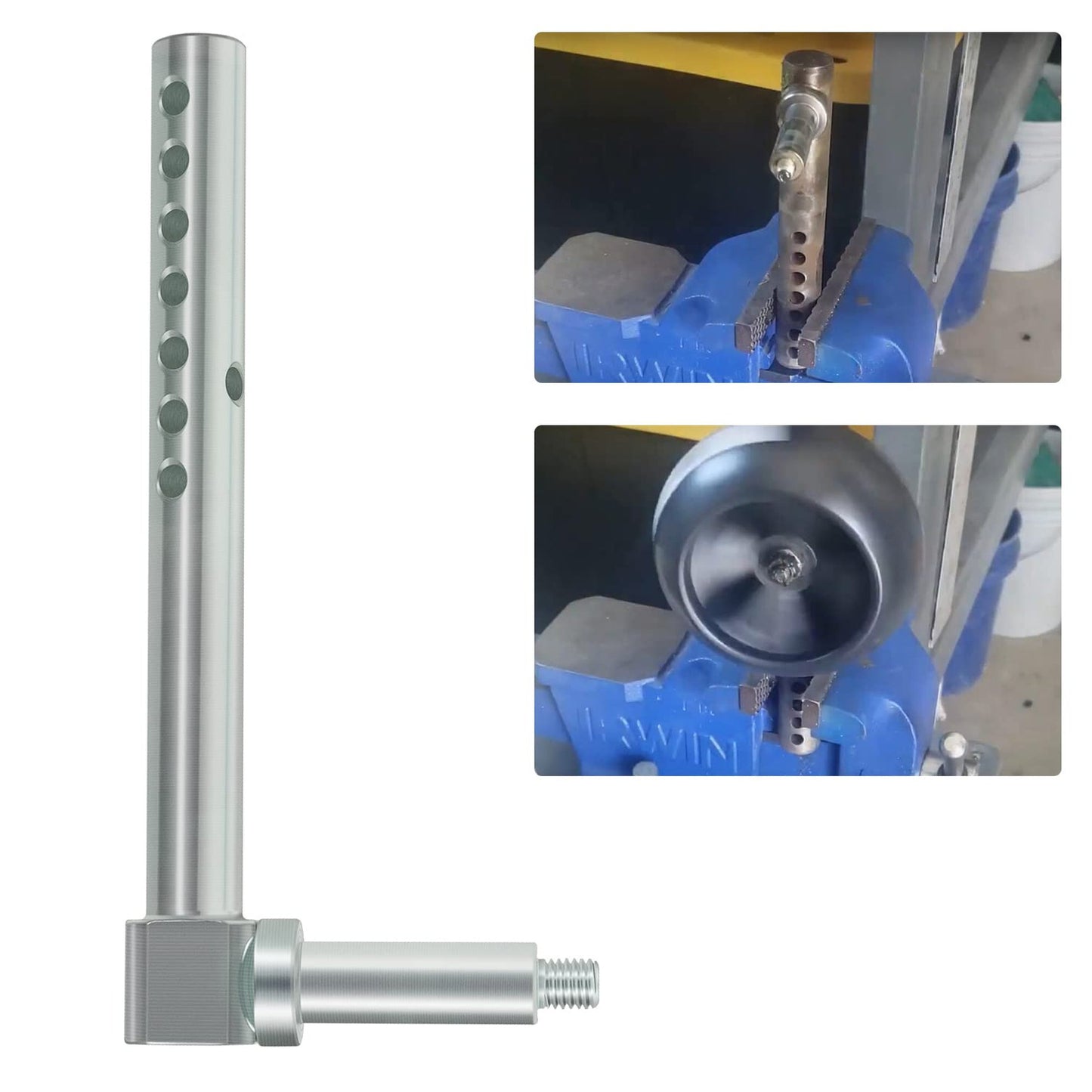 Mower Deck Gauge Wheel Arm Replacement Kit for X300-X590 Tractors