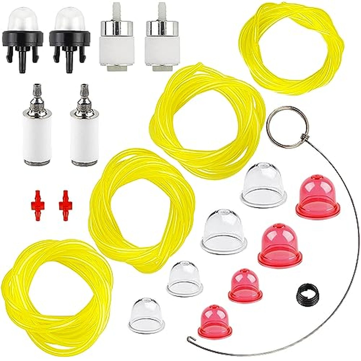 Fuel Line Primer Bulb and Filter Kit for 2 Cycle Small Engine Tools