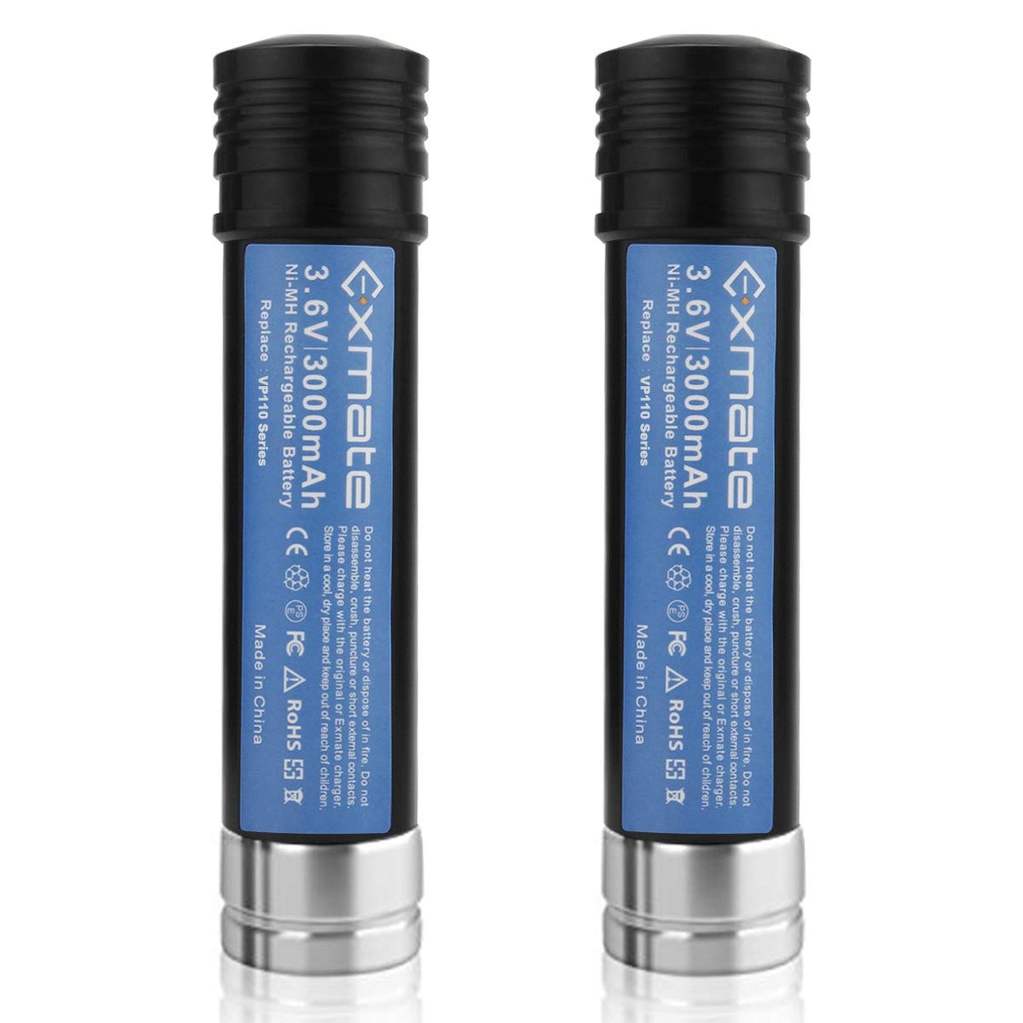 Versapak 2Pack 3.0Ah 3.6V Ni-MH Replacement Battery for Black Decker Tools