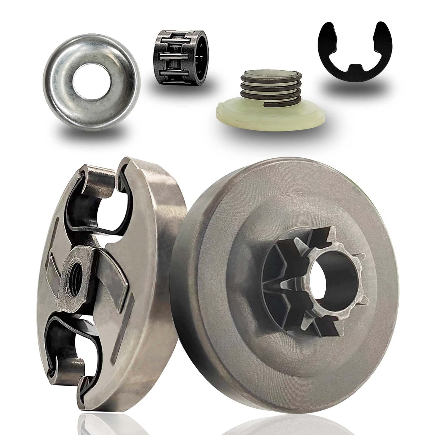 Husqvarna Clutch Sprocket Drum with Needle Bearing Worm Gear Replacement