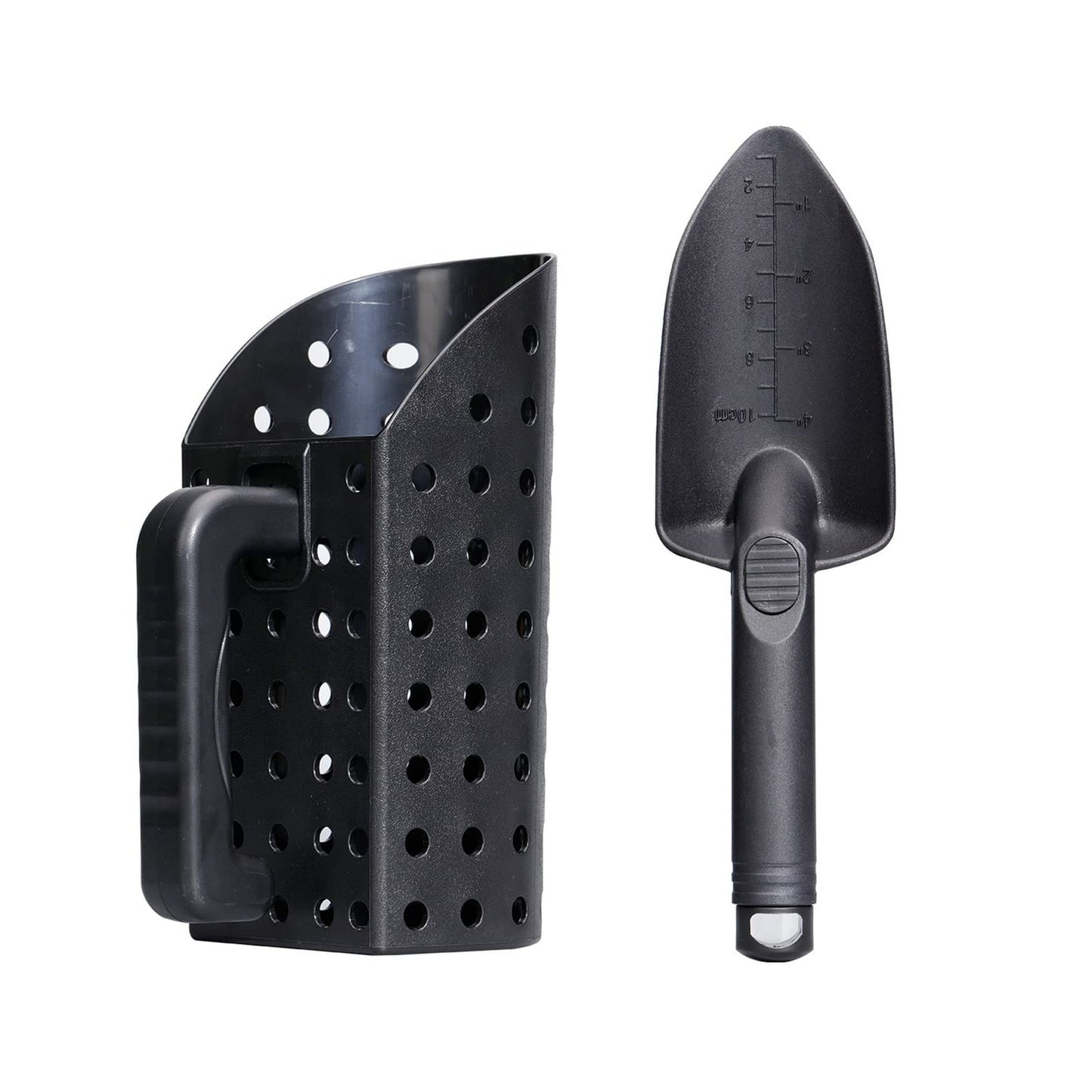 Metal Detecting Sand Scoop and Shovel Set for Treasure Hunting