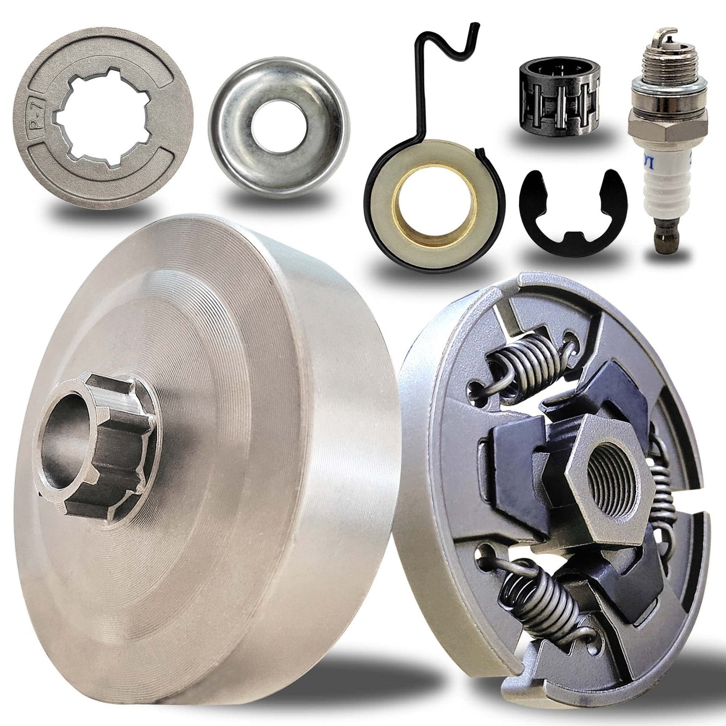 Sprocket Clutch Kit for Stihl MS180 Chainsaw with Washer and E-Clip