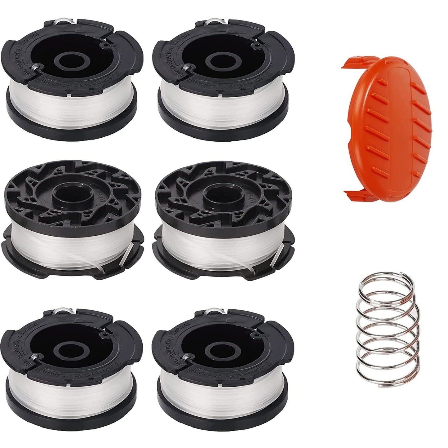 Efficient Trimmer Line Replacement Kit for Black and Decker Edgers, 8 Pieces