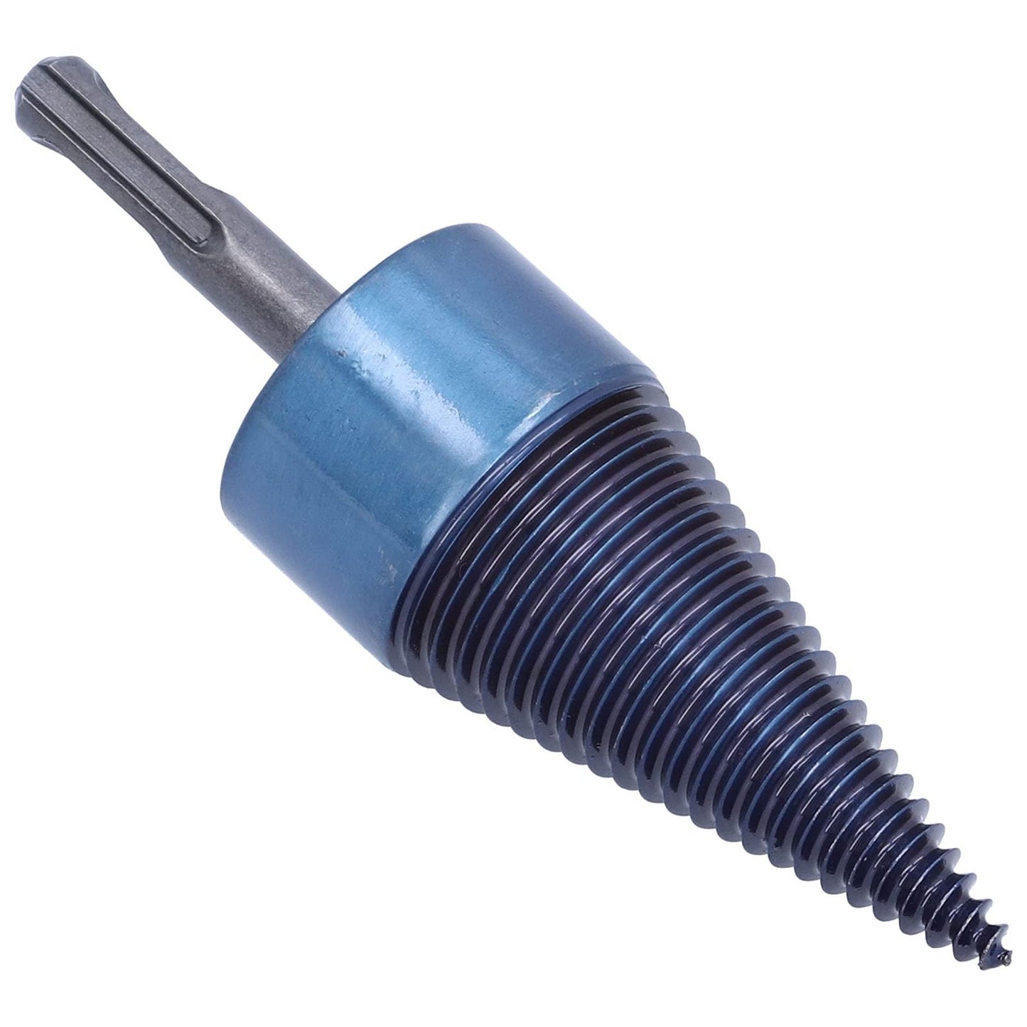 Blue-Plated Hex Shank Wood Splitter Drill Bit for Tree Stump Removal