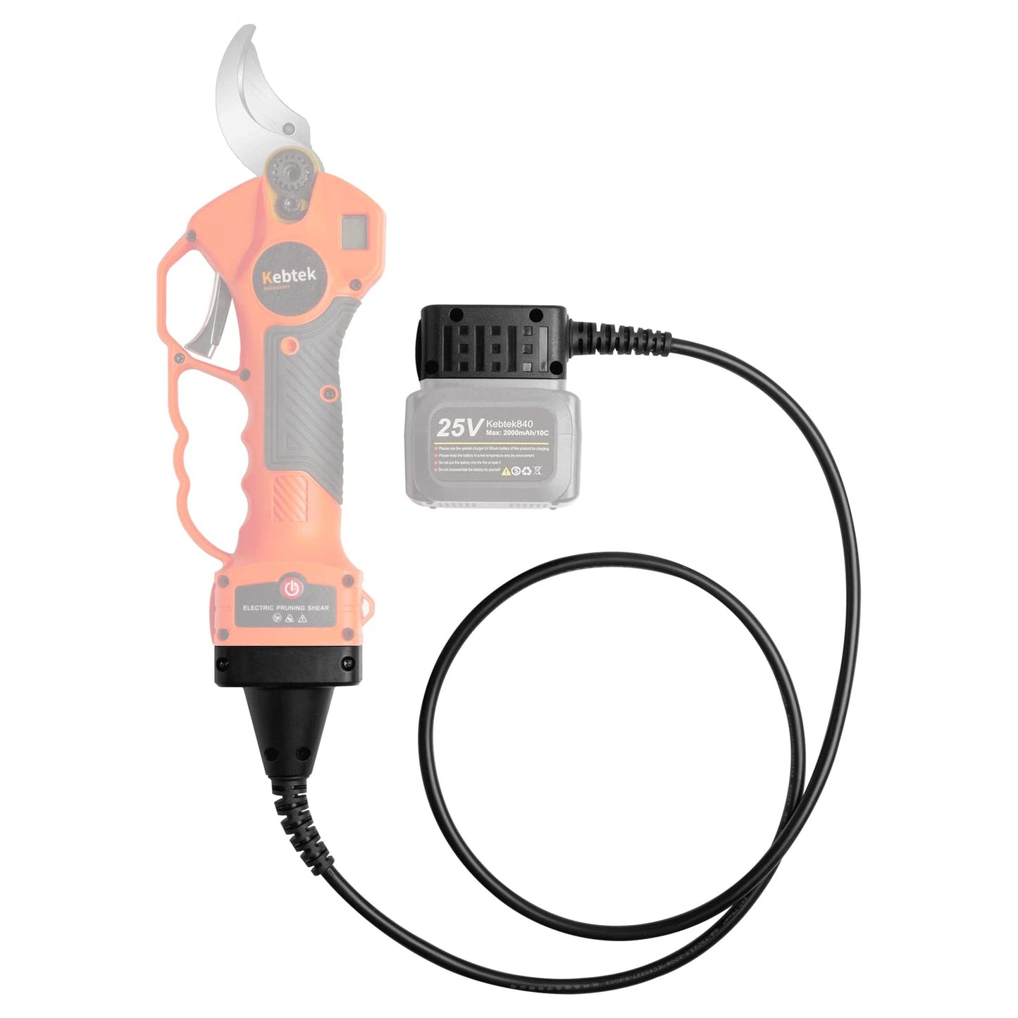 Lightweight Battery Connectors for B00840 Electric Pruning Shear