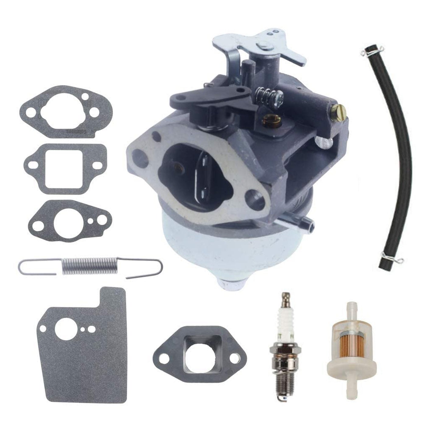 HRX217 Carburetor Kit for Honda Lawn Mower Engines with Gaskets and Spark Plug