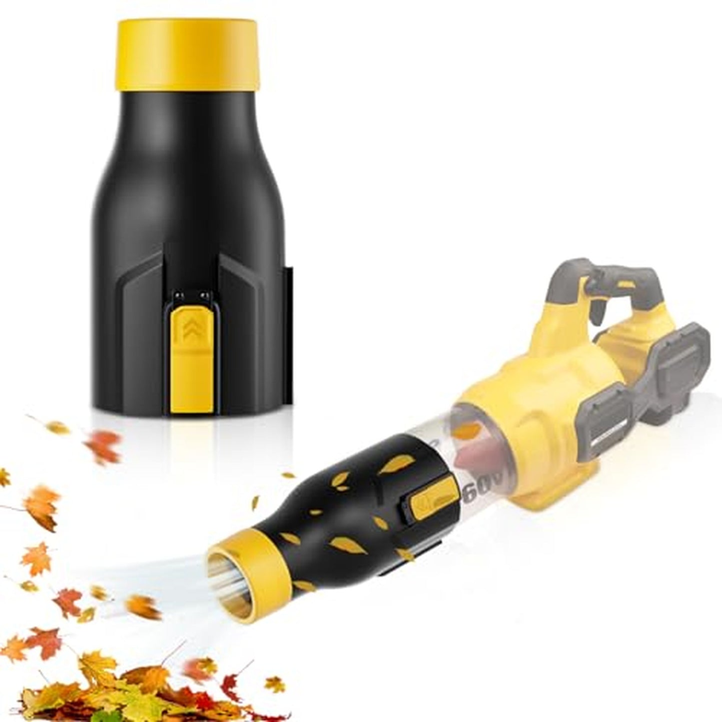 60V MAX Leaf Blower Car Drying Nozzle Attachment for Efficient Cleanup