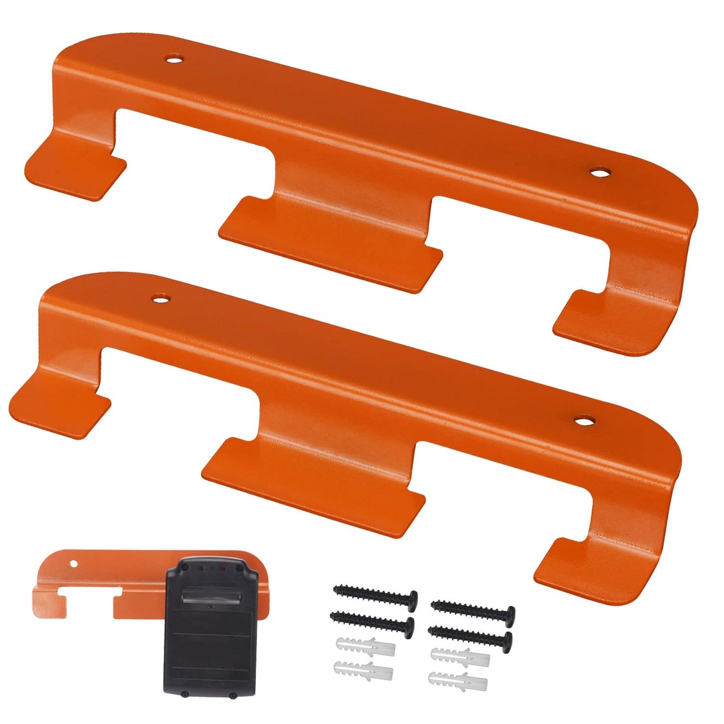 Wall Mount Battery Storage Holder for Black Decker 20V - 2 Pack