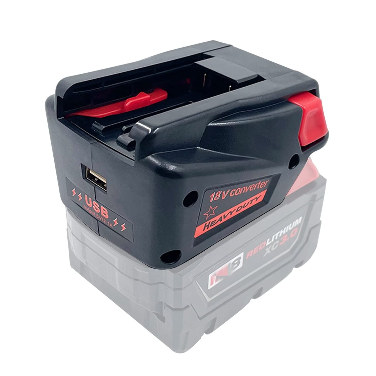 Milwaukee M18 to V18 Battery Adapter for 18V Li-ion and Ni-CD Tools