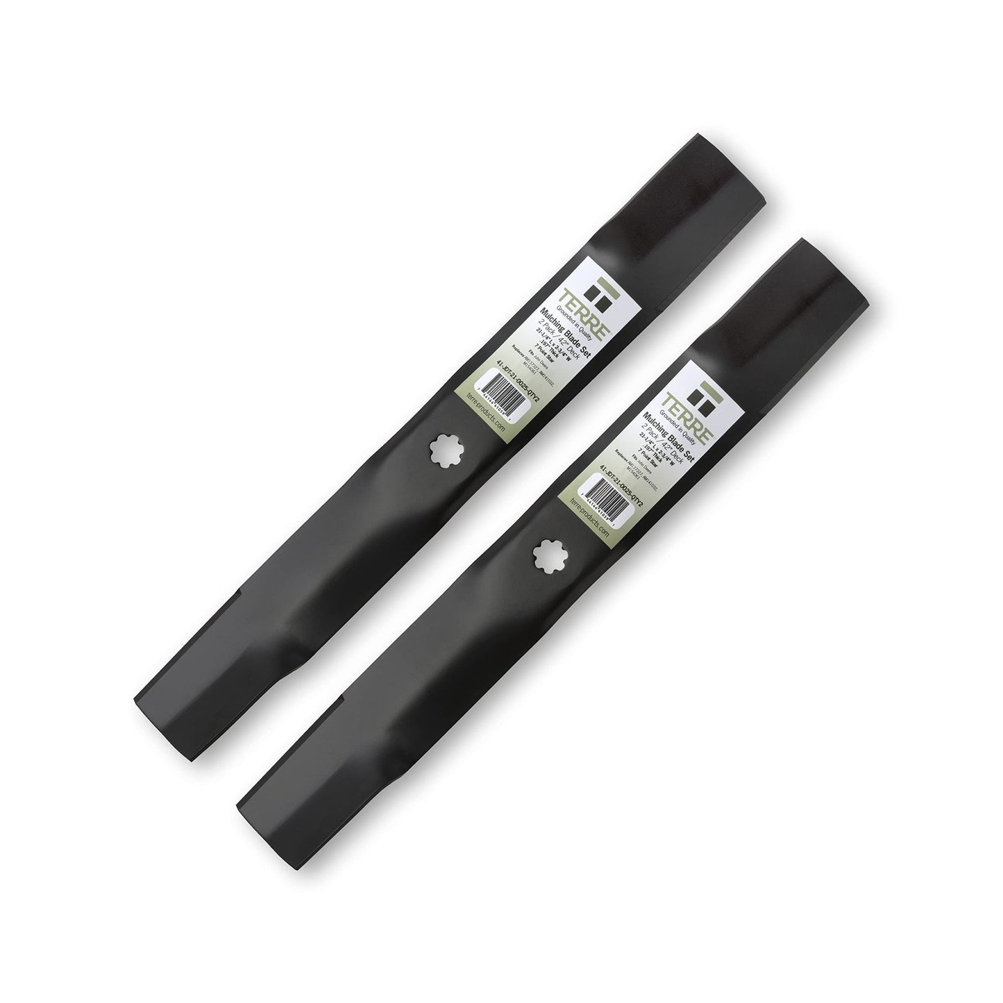 High Lift Lawn Mower Blades 42 Inch Deck Compatible Replacement Set