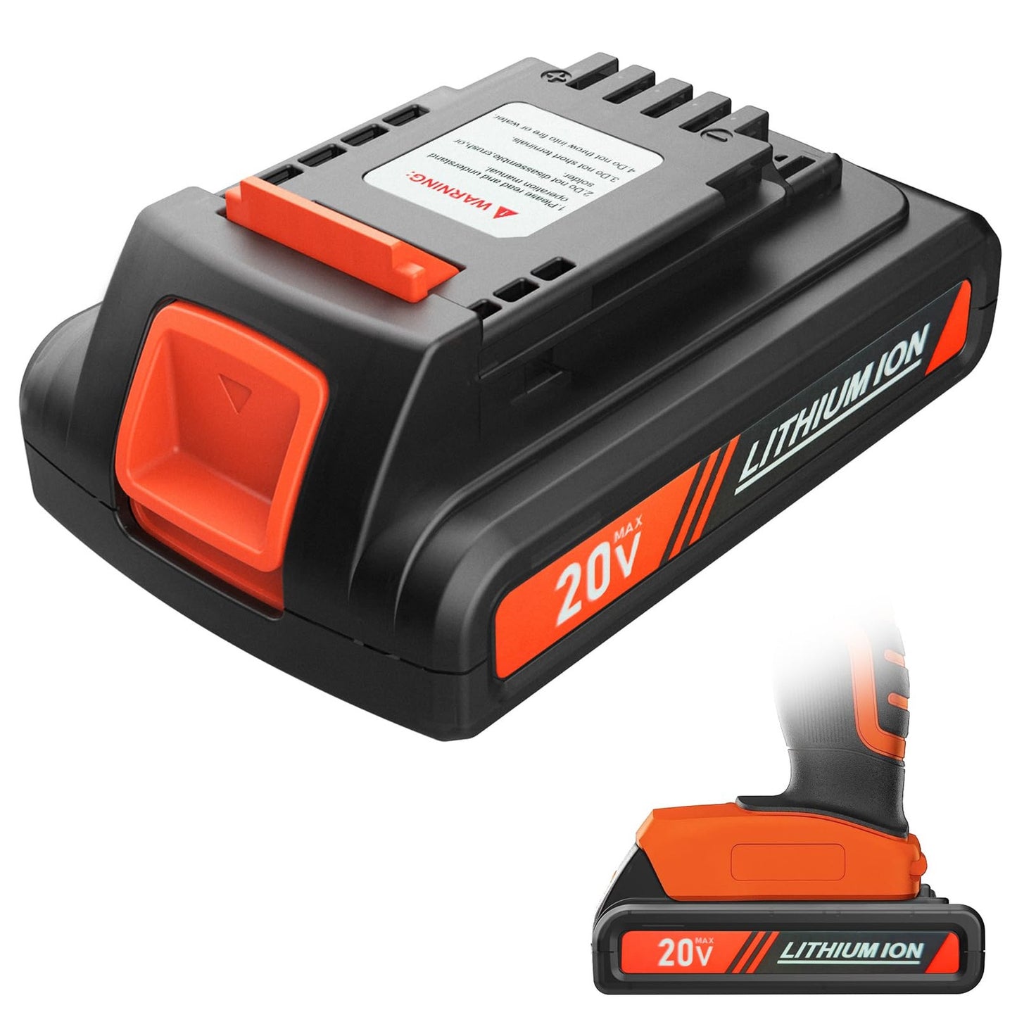 20V Max 4.0Ah Replacement Battery for Power Tools and Equipment