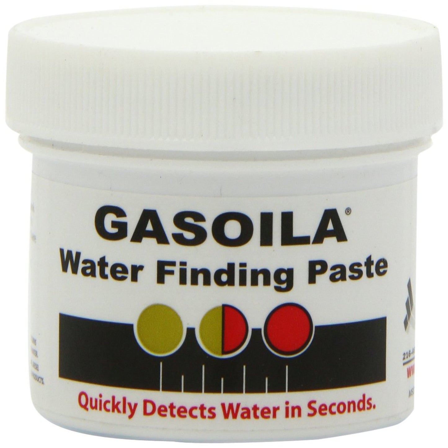 Water Detection Paste for Fuel - 2.5 oz Jar for Gasoline and Diesel