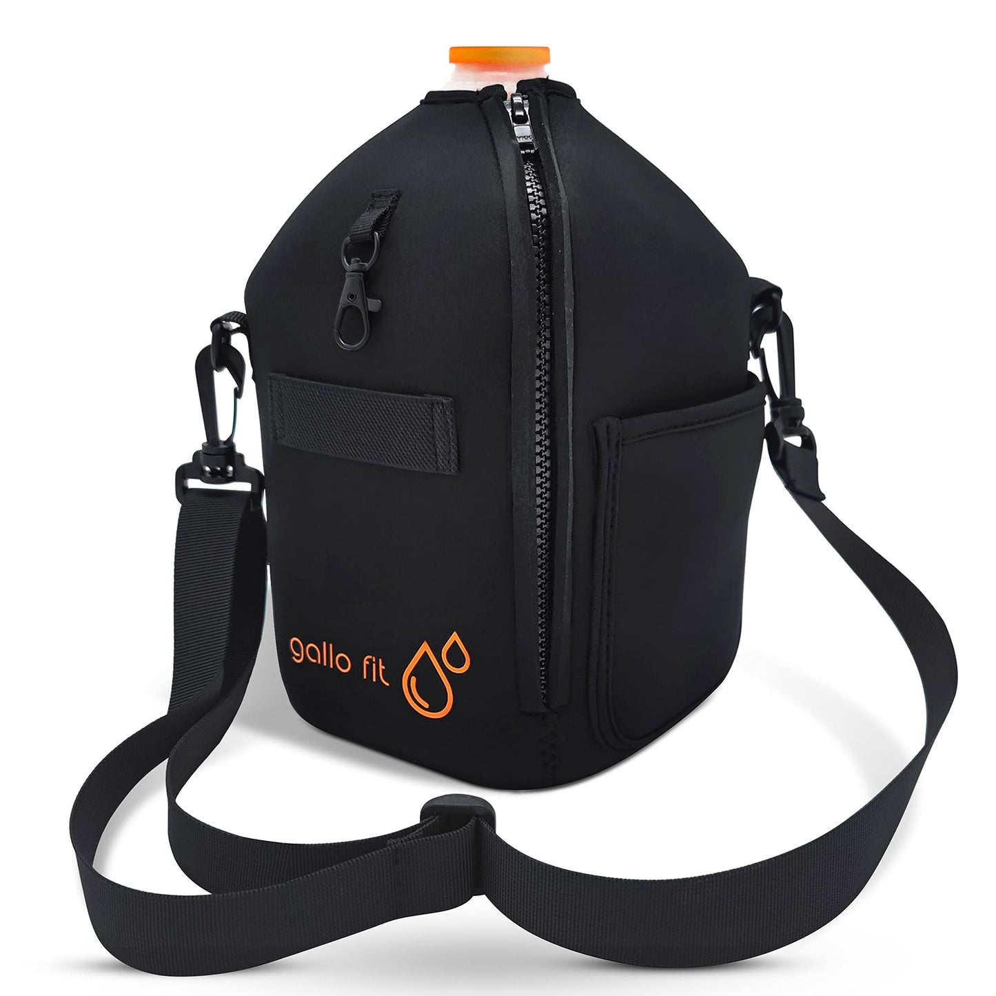 Neoprene Gallon Jug Sleeve with Strap and Clip for Water and Milk Jugs