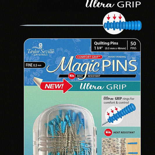 Pin Ultra Grip Quilting Fine 50pc
