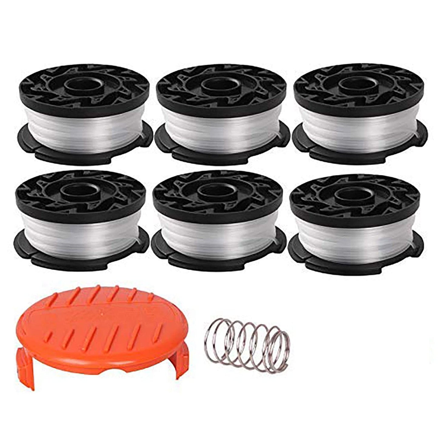 String Trimmer Spool Refills 30ft 0.065" Compatible with Black and Decker