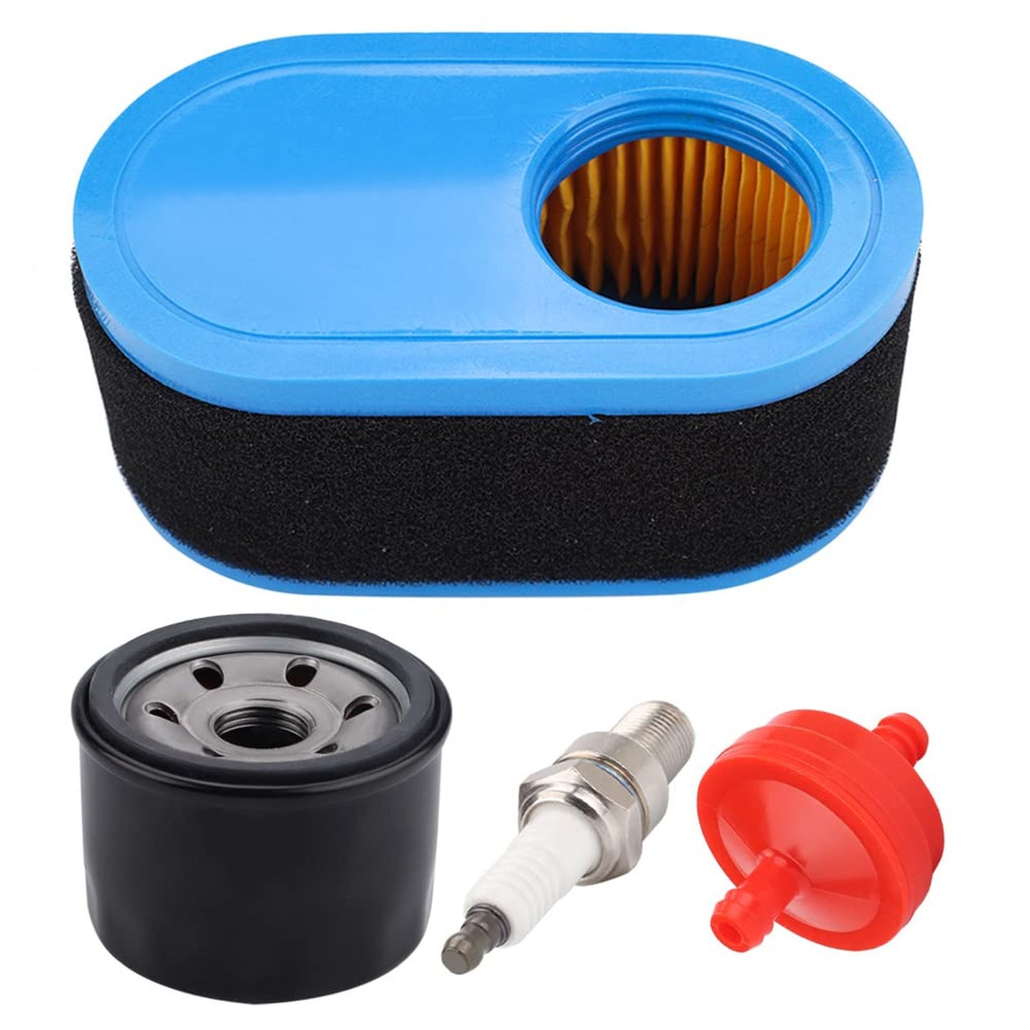 High-Performance Air and Oil Filter Set with Spark Plug for Powermore Mowers
