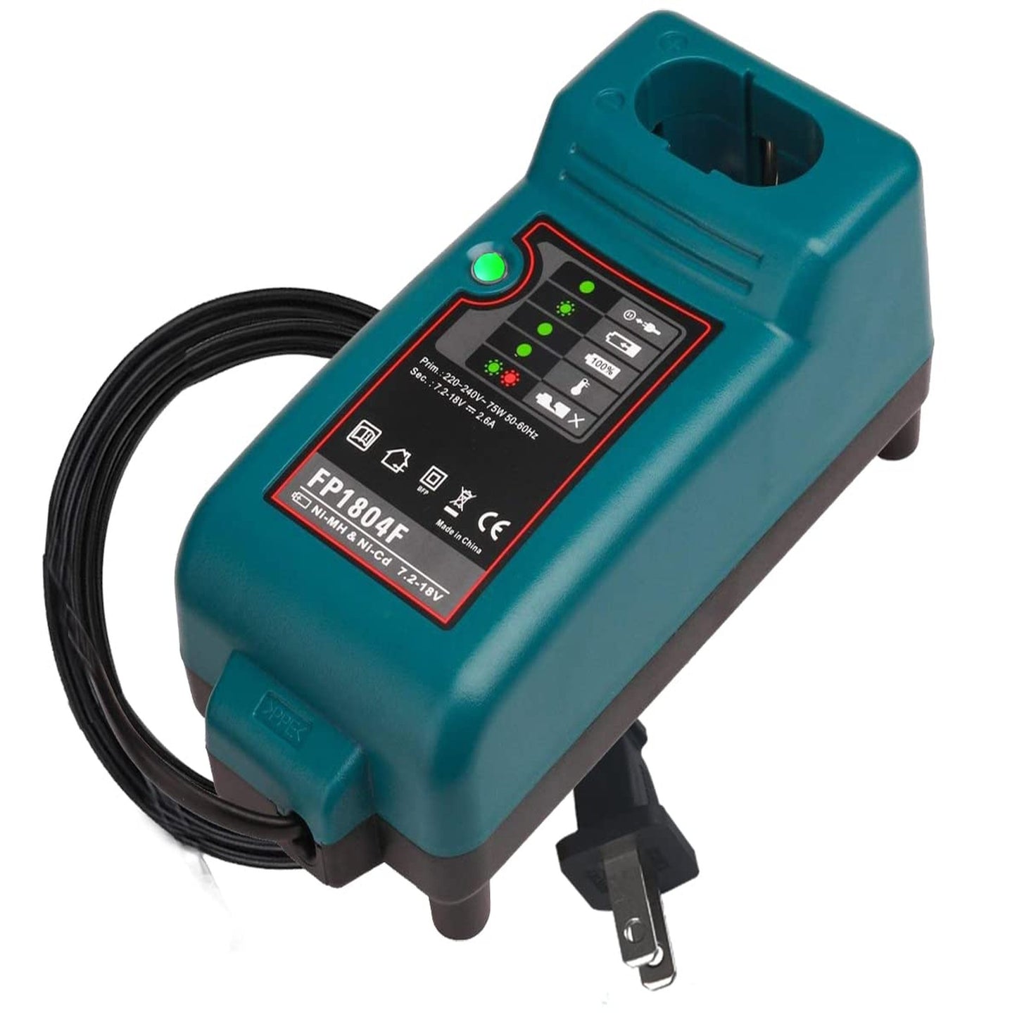 Versatile 7.2V-18V Battery Charger for Makita NI-MH NI-CD Models
