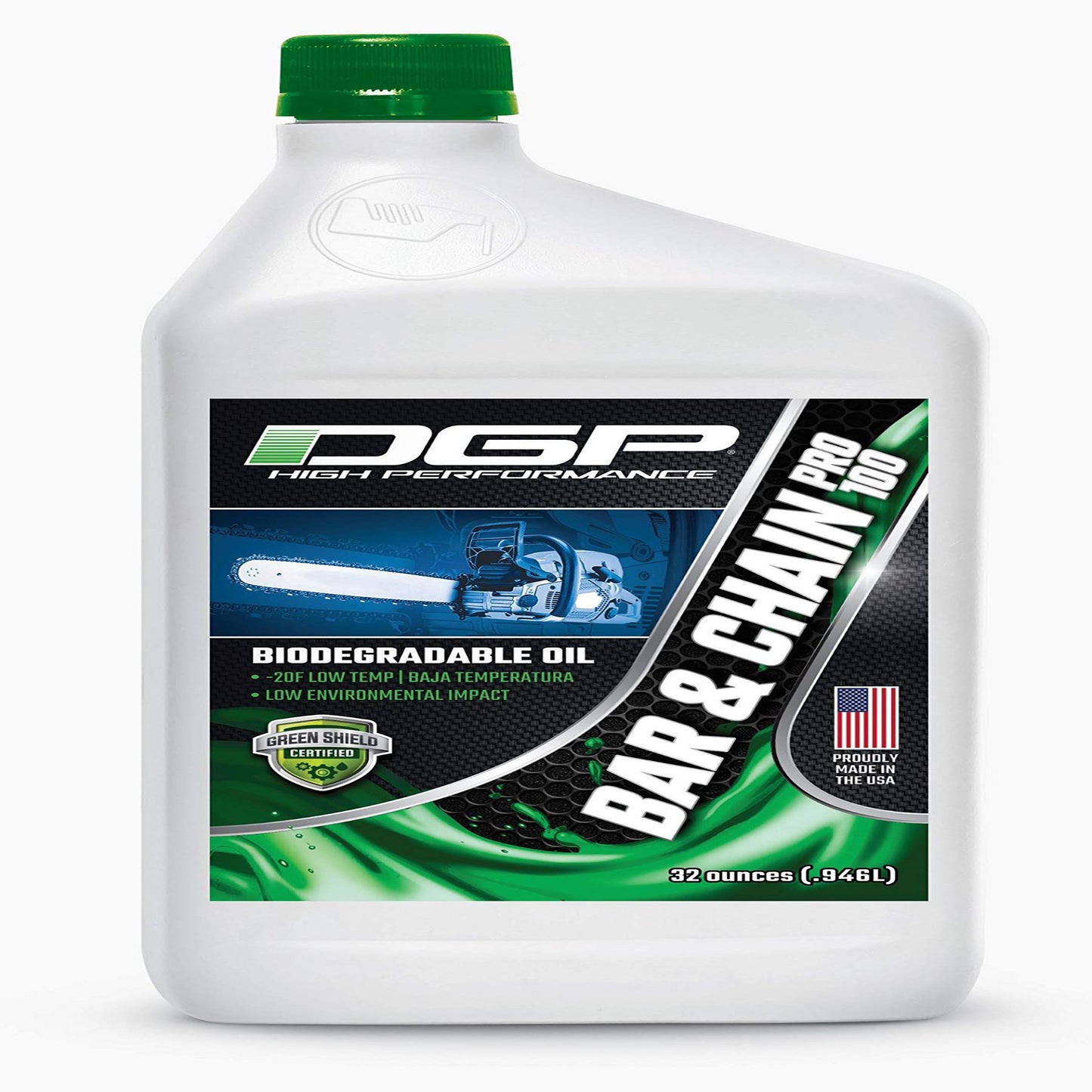 EcoGuard Biodegradable Chainsaw Oil - High Performance Non-Toxic Lube 32oz