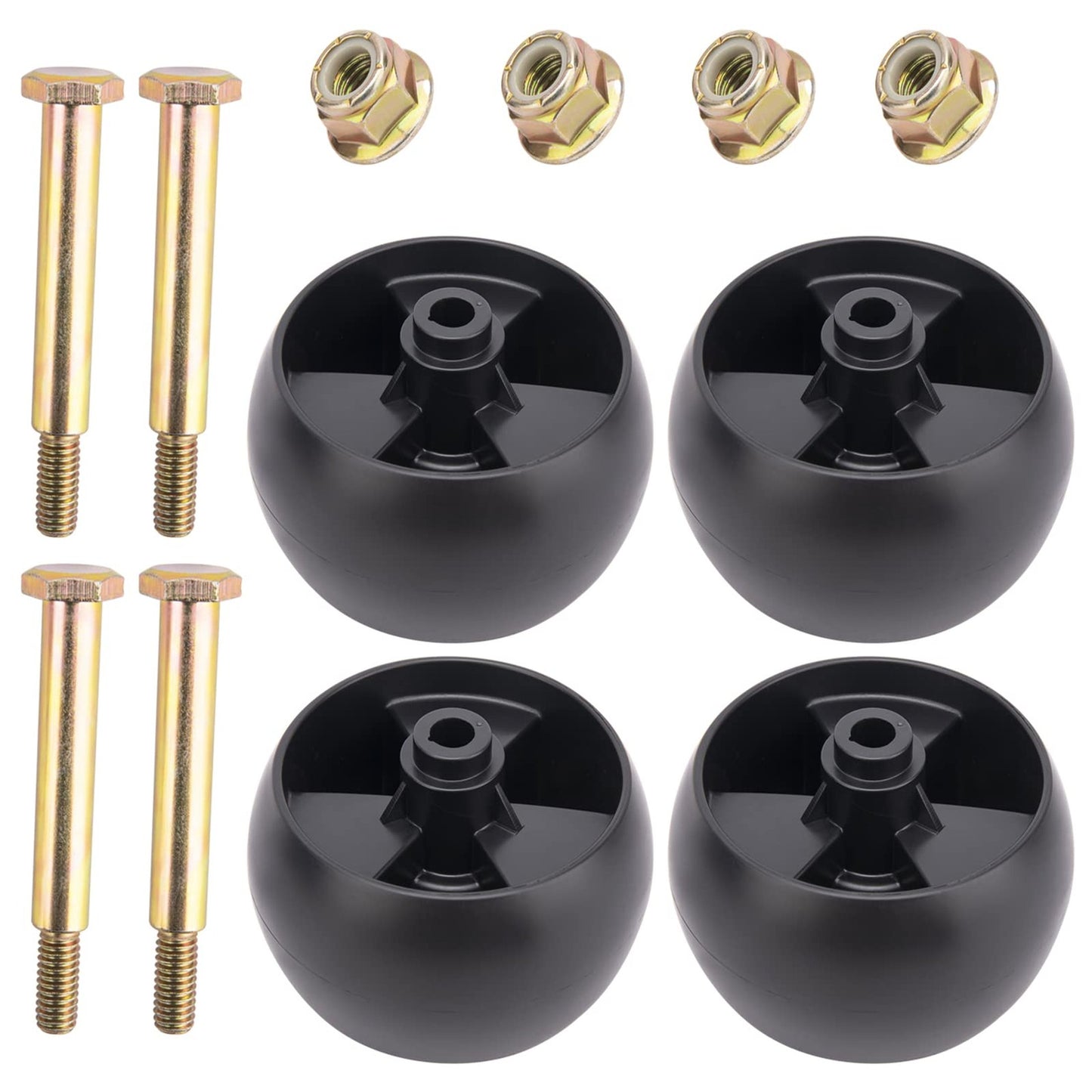 5-Inch Lawn Mower Deck Wheels for MTD Cub Cadet Husqvarna Toro 4-Pack