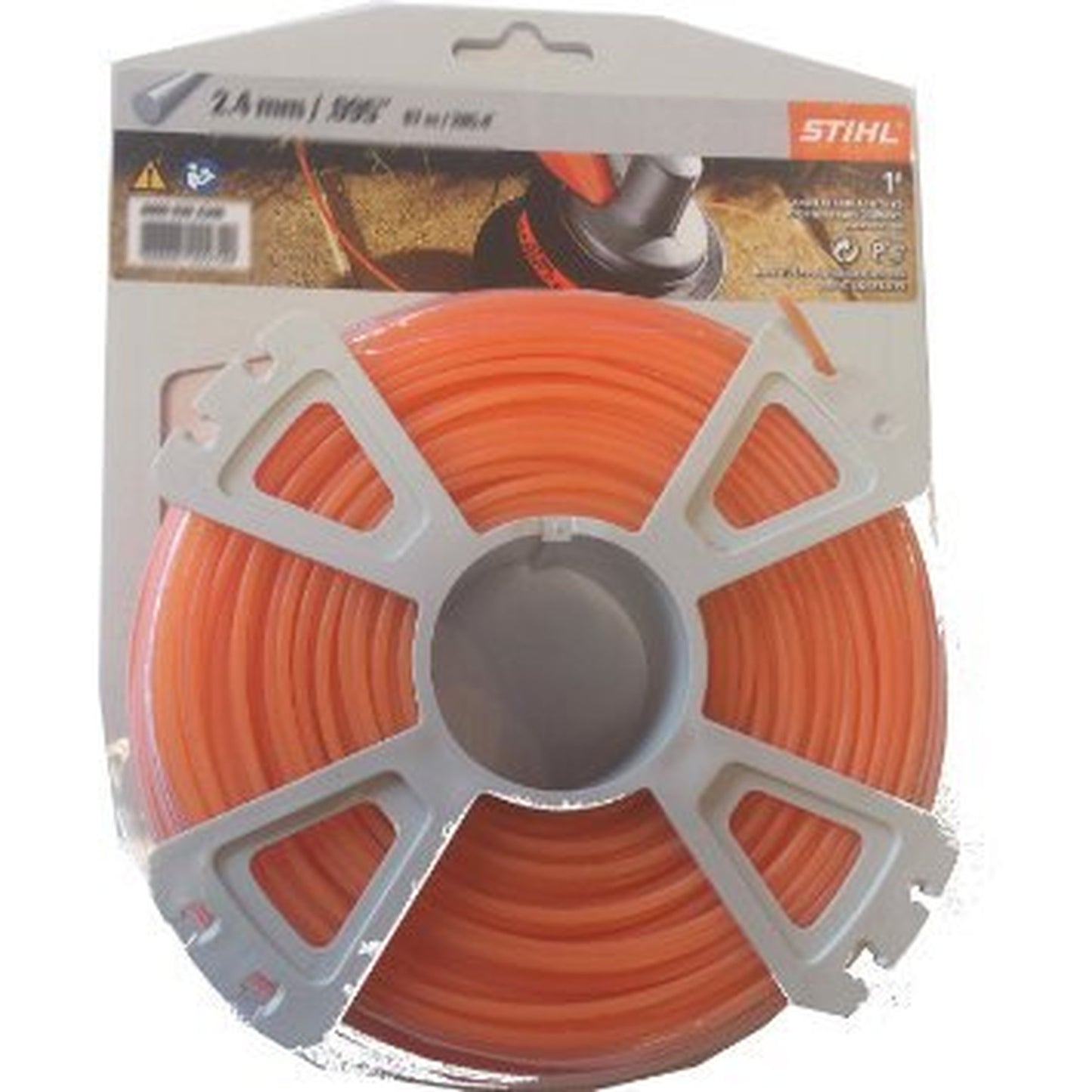Durable Round Trimmer Line 095" for Efficient Lawn Care and Maintenance