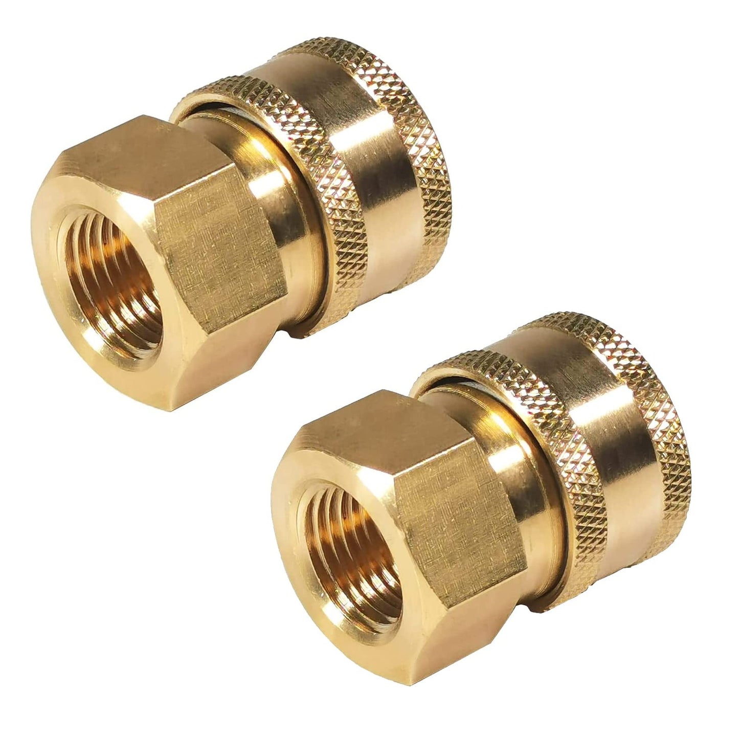 High-Pressure Quick Connect Coupler Set for Power Washers, 5000 PSI