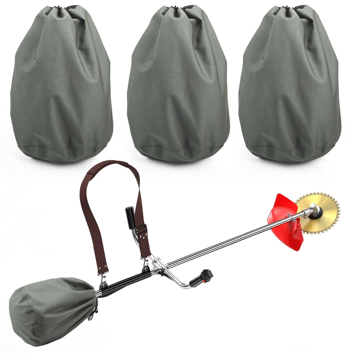 Versatile Waterproof Covers for Trimmers, Mowers, and Saws - 3 Pack