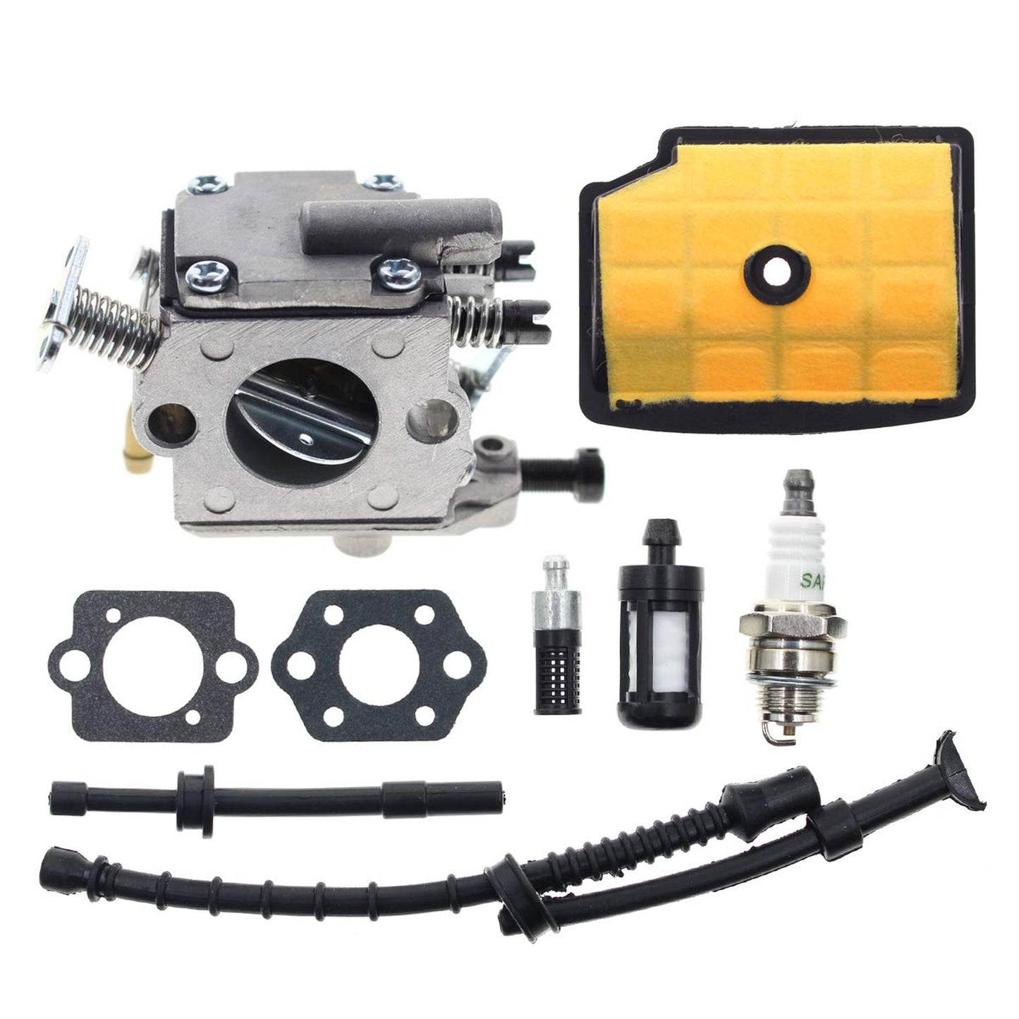 Stihl MS200 Carburetor Replacement Kit with Air Filter and Fuel Line
