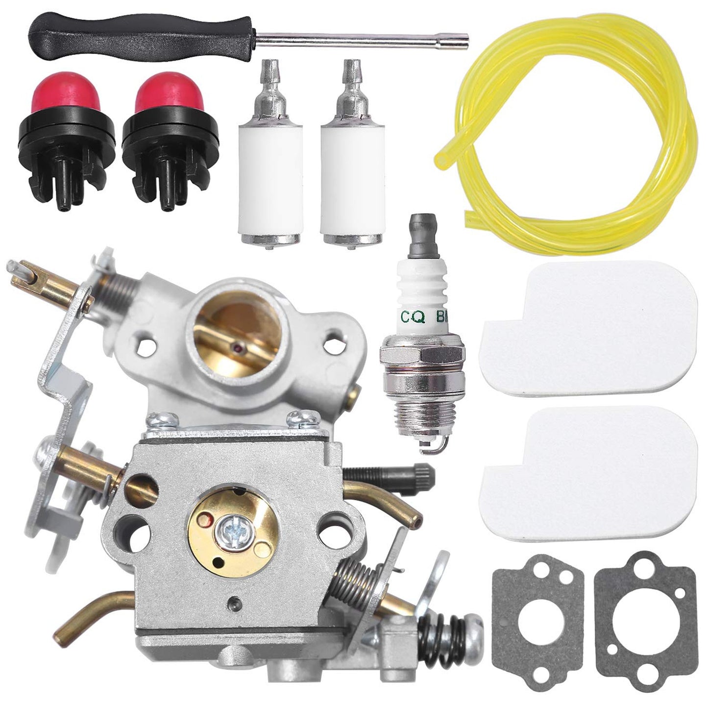 Carburetor Kit for Poulan Pro Chainsaws with Air Filter and Tools