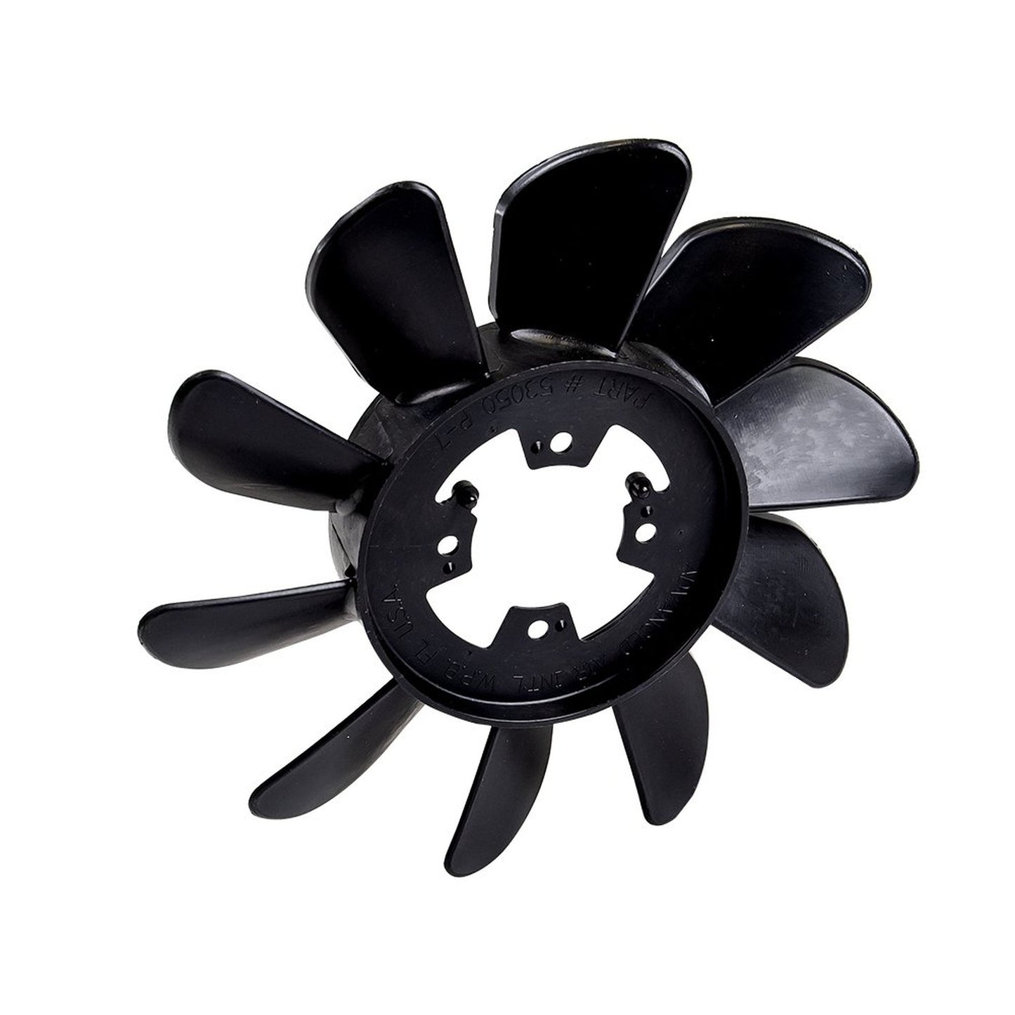 Compact 7-Inch 10-Blade High-Performance Cooling Fan