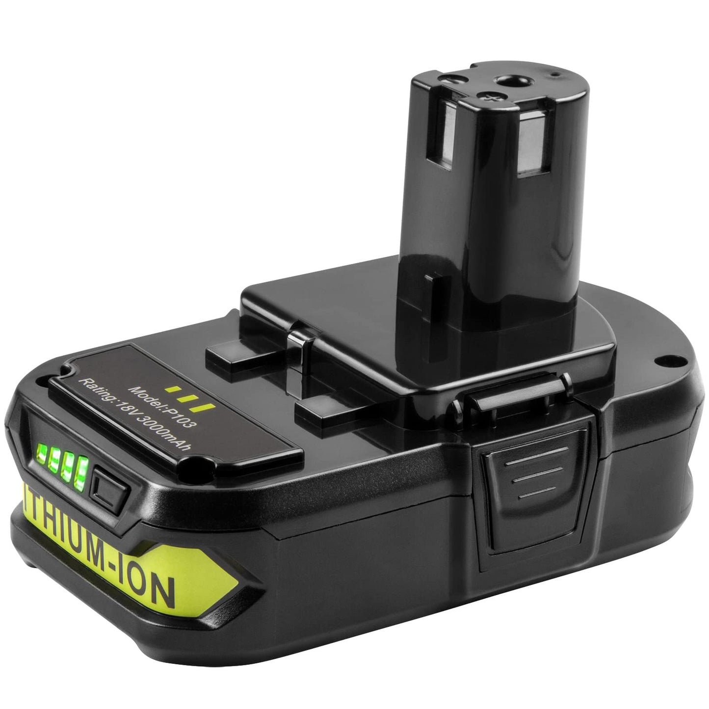 High-Capacity 3000mAh 18V Lithium Battery for Ryobi ONE+ Tools