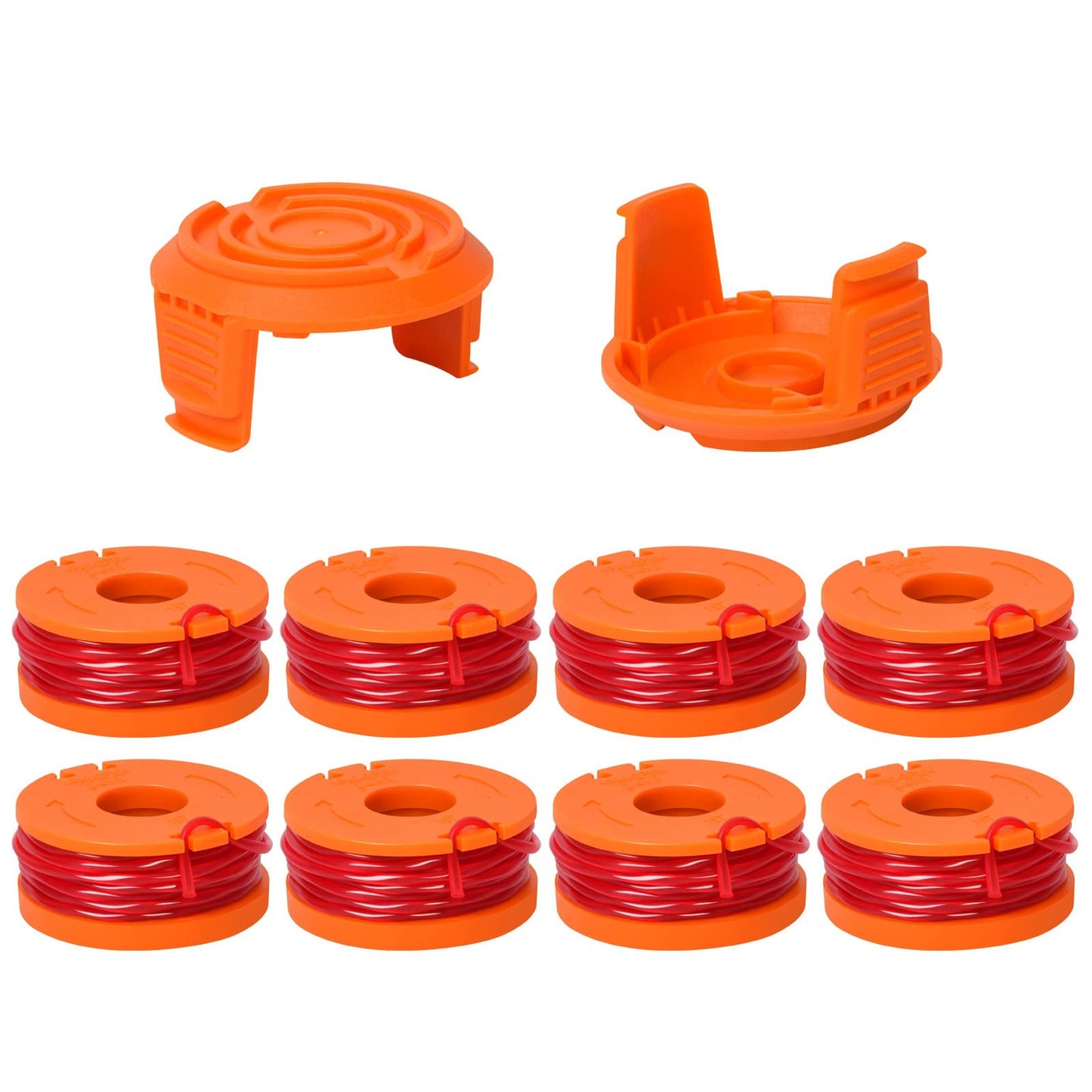 Eater Trimmer Line Replacement Spools for Worx WA0010 WG180 WG163 10ft