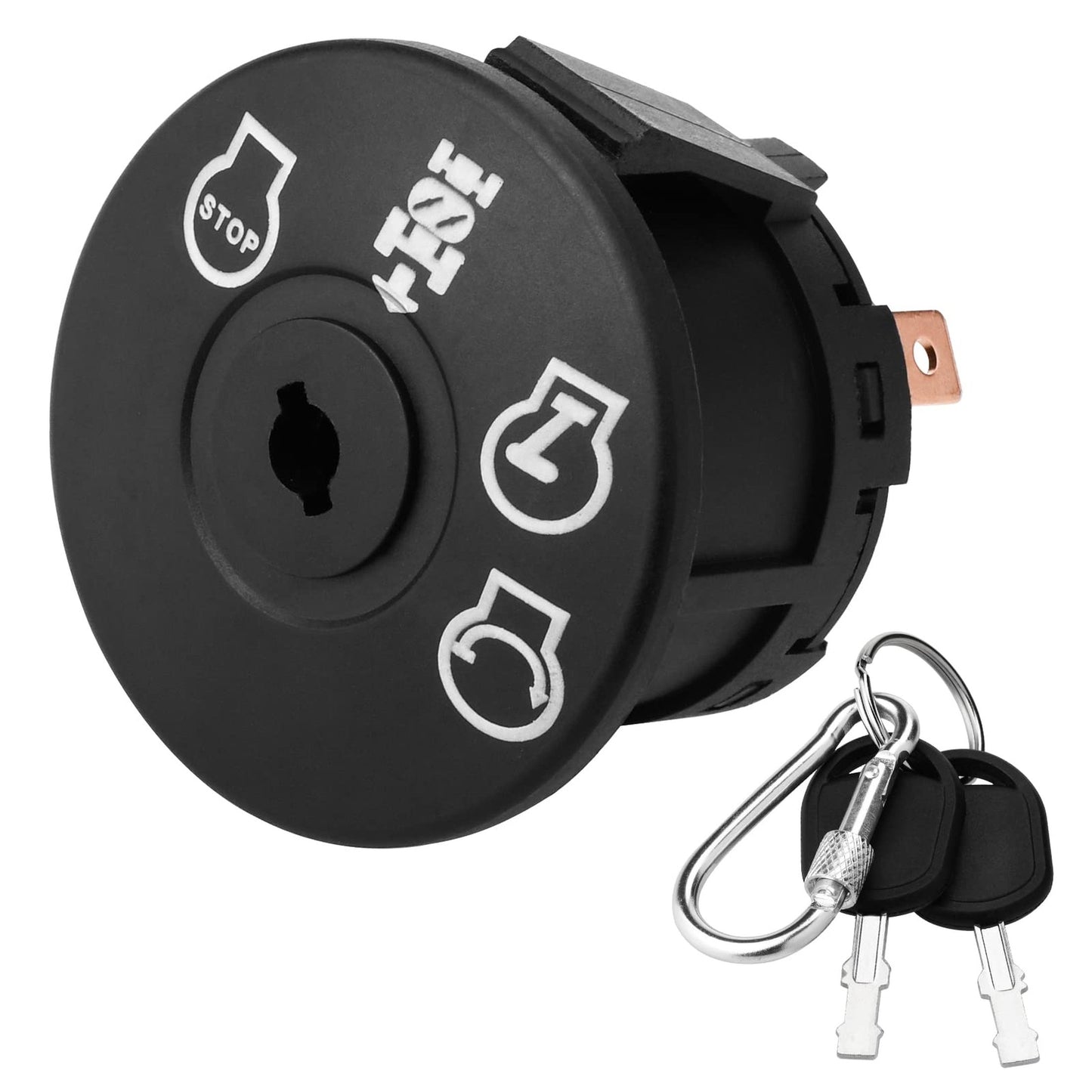 4-Position Ignition Switch with Key for Husqvarna Riding Mowers