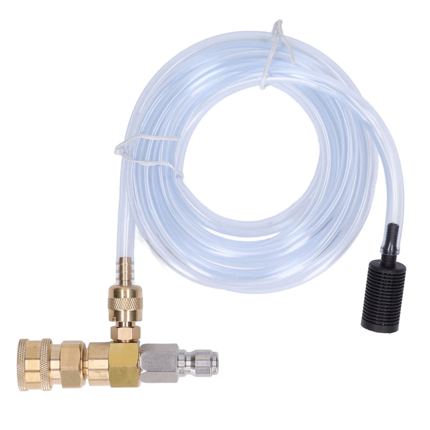 Adjustable Stainless Steel Downstream Injector with 9.8ft Tube for Pressure Washers