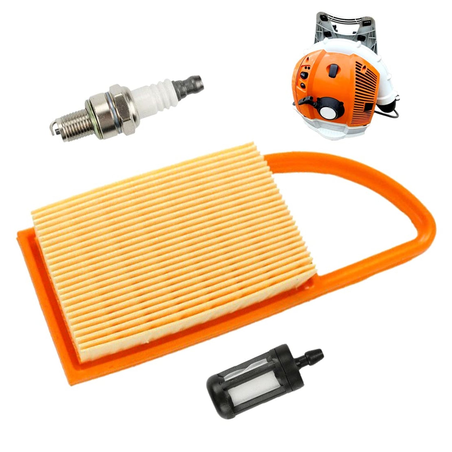 Stihl Backpack Blower Air Fuel Filter Spark Plug Replacement Kit