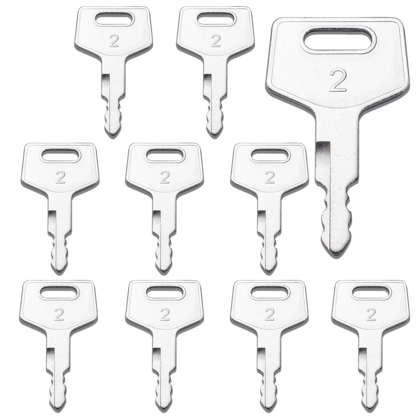 Heavy Equipment Key Set for Takeuchi, New Holland, Case, Gehl Excavators