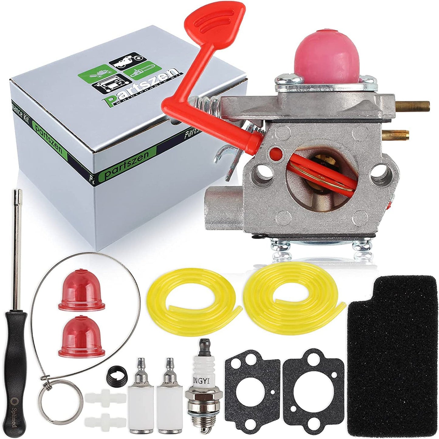 High-Performance Carburetor for Poulan Pro Blowers with Spark Plug