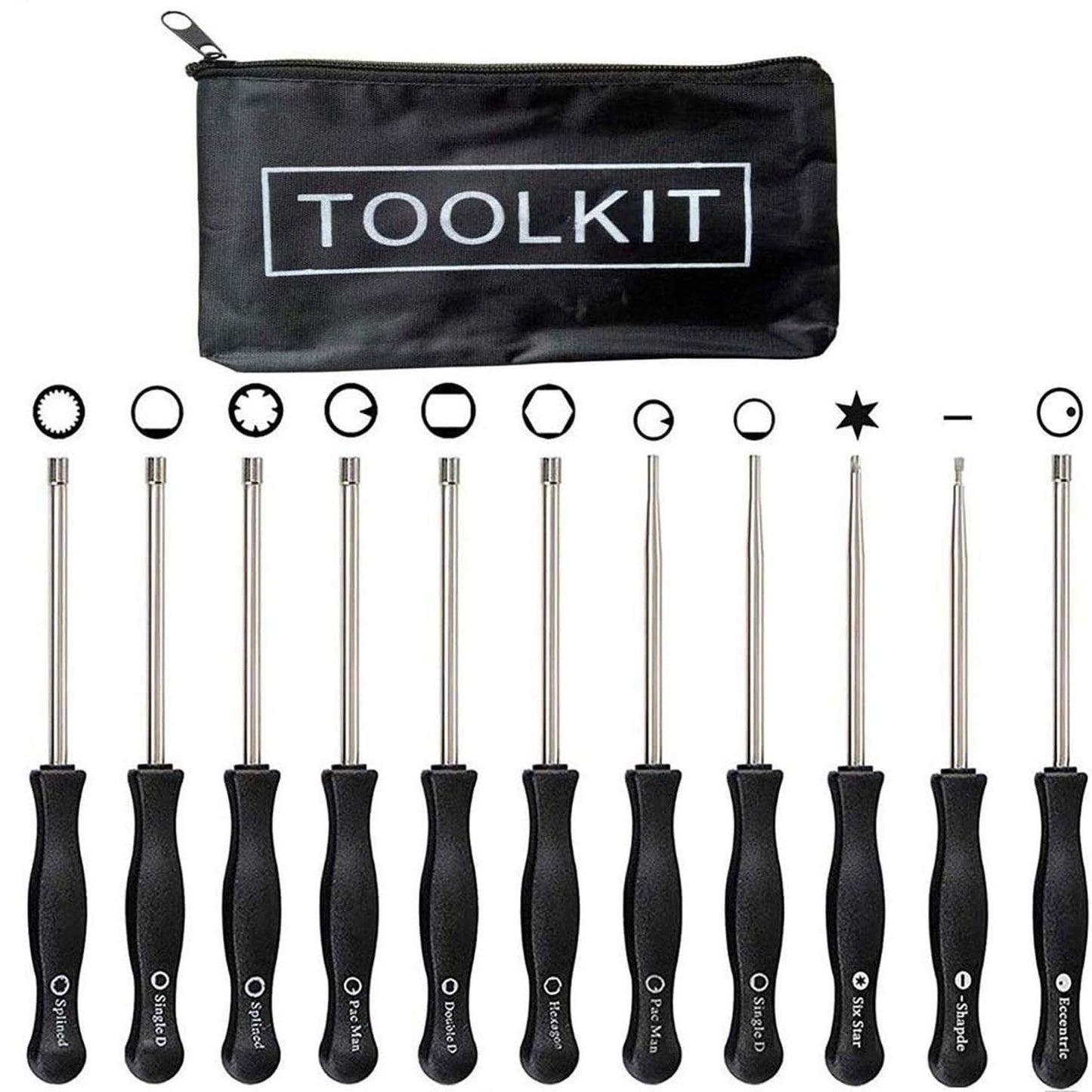 Comprehensive 11 Piece Carburetor Adjustment Tool Set for Small Engines