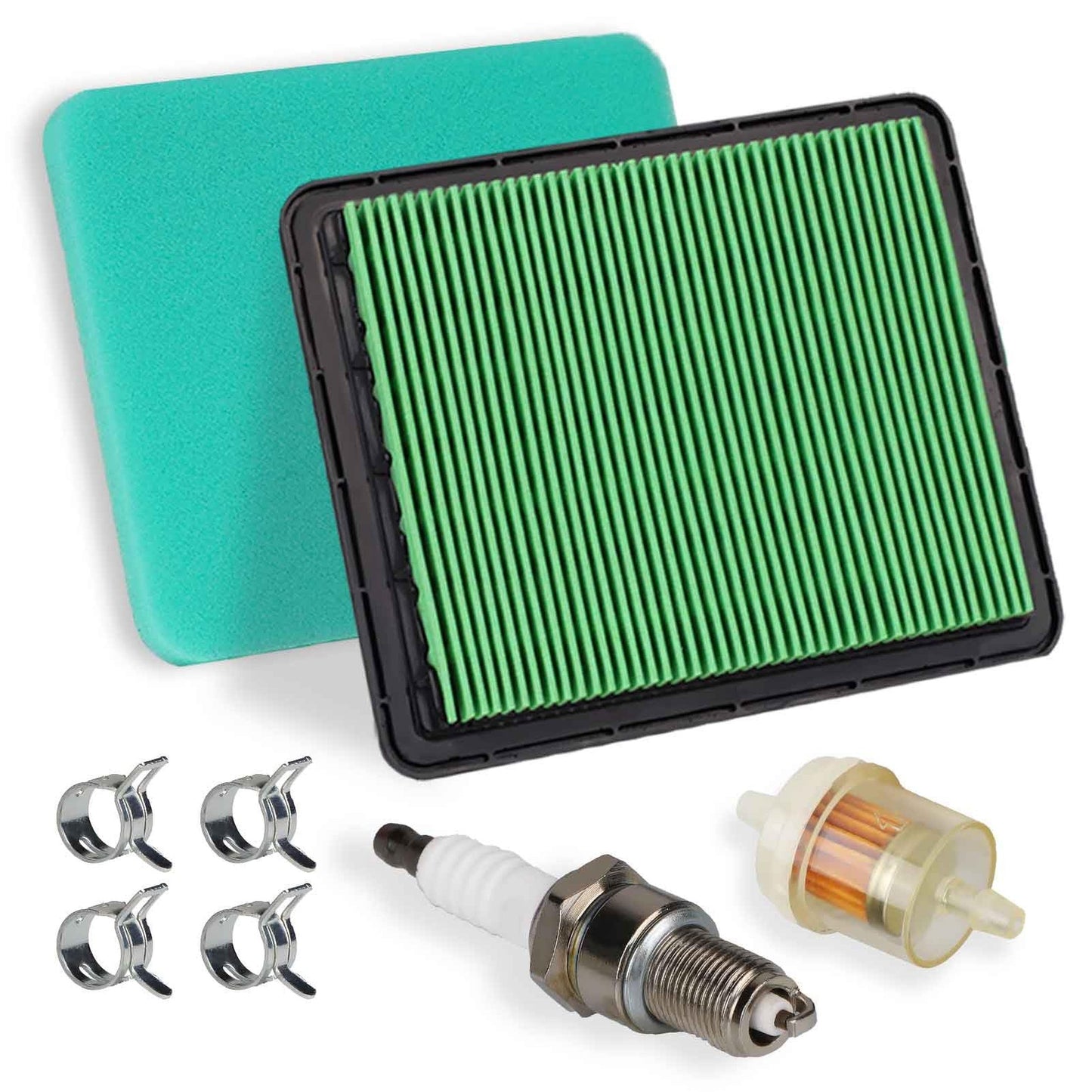 Honda GCV160 Air Filter and Spark Plug Tune-Up Kit for Lawn Mowers