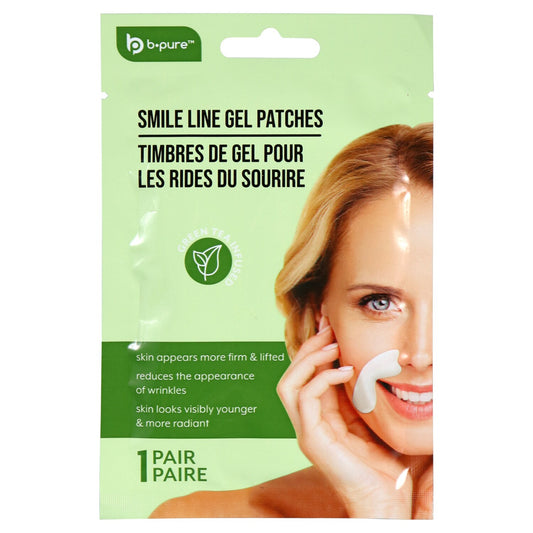 b·pure Green Tea Infused Smile Line Gel Patches, 1-ct. (Pack of 24)